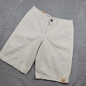 Urban Pipeline Flat Front Classic Length Shorts‎ Mens Size 32 Silver Bir Khaki
